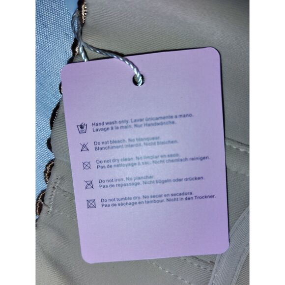 NWT SEA BBOT Push Up Bra Corset Style Size 32C Nude Longline Strapless - Picture 8 of 8